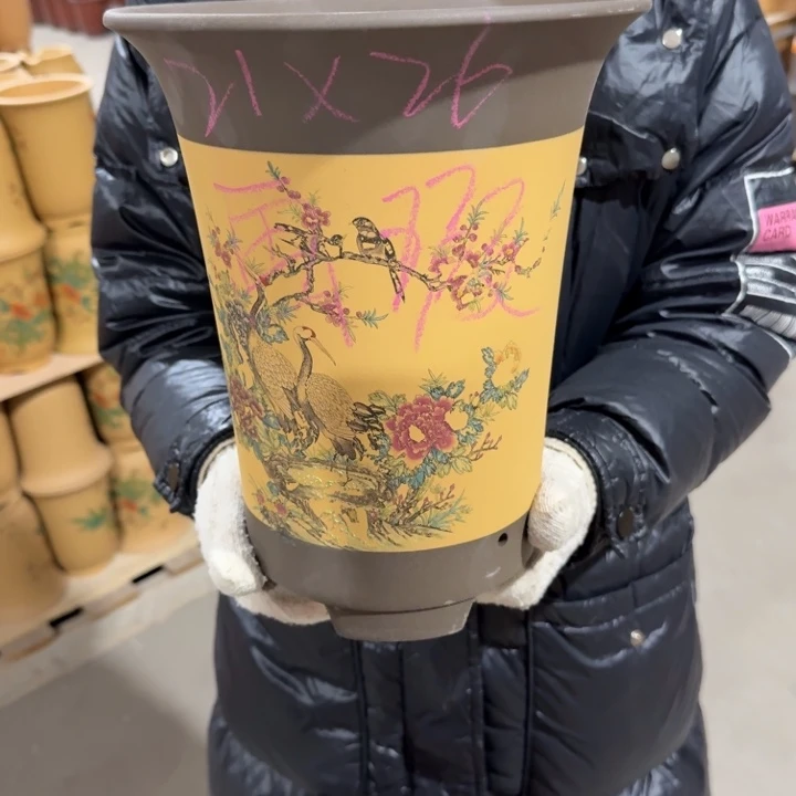 紫砂花盆 包邮包破损