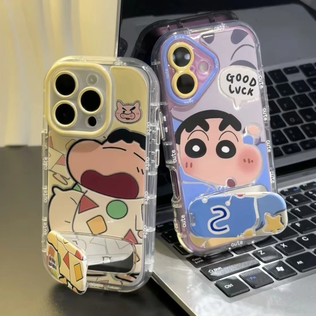 黄睡衣小新适用华为mate60苹果oppo小米15/14/13防摔手机壳女