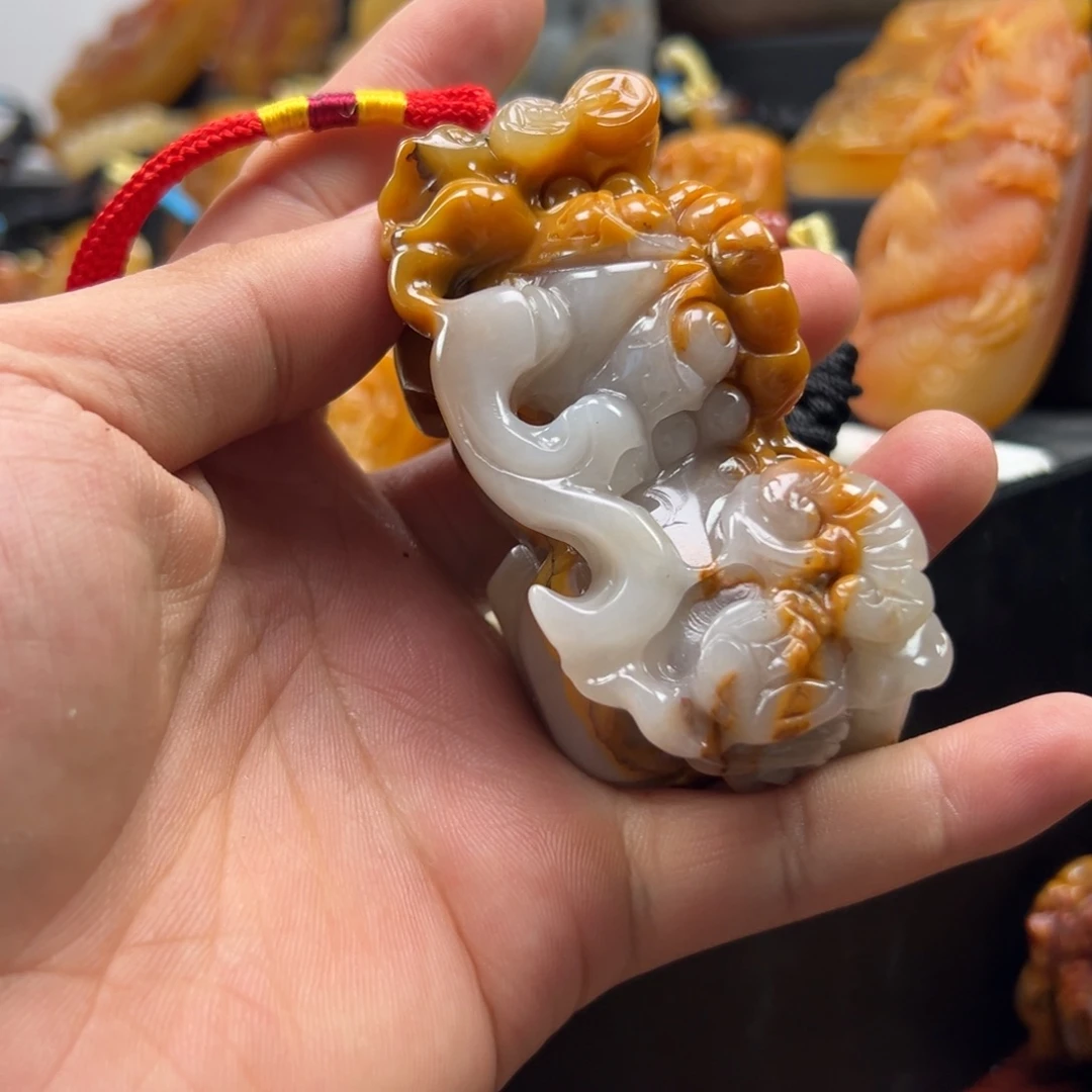 石英质玉（黄龙玉）未镶嵌多选一发货