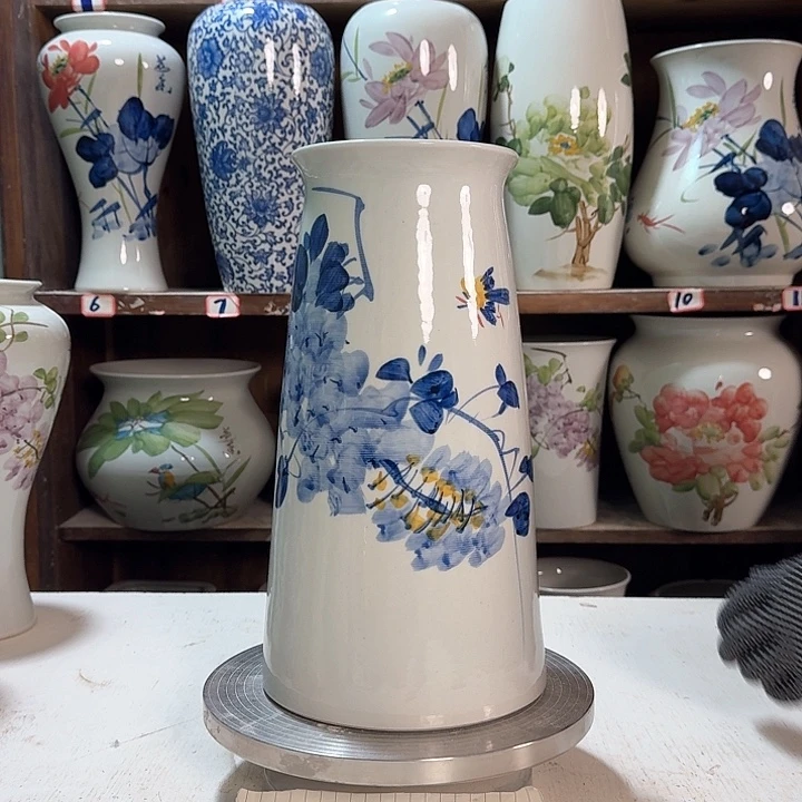 瓶宝塔兰兰紫藤新款陶瓷陶瓷