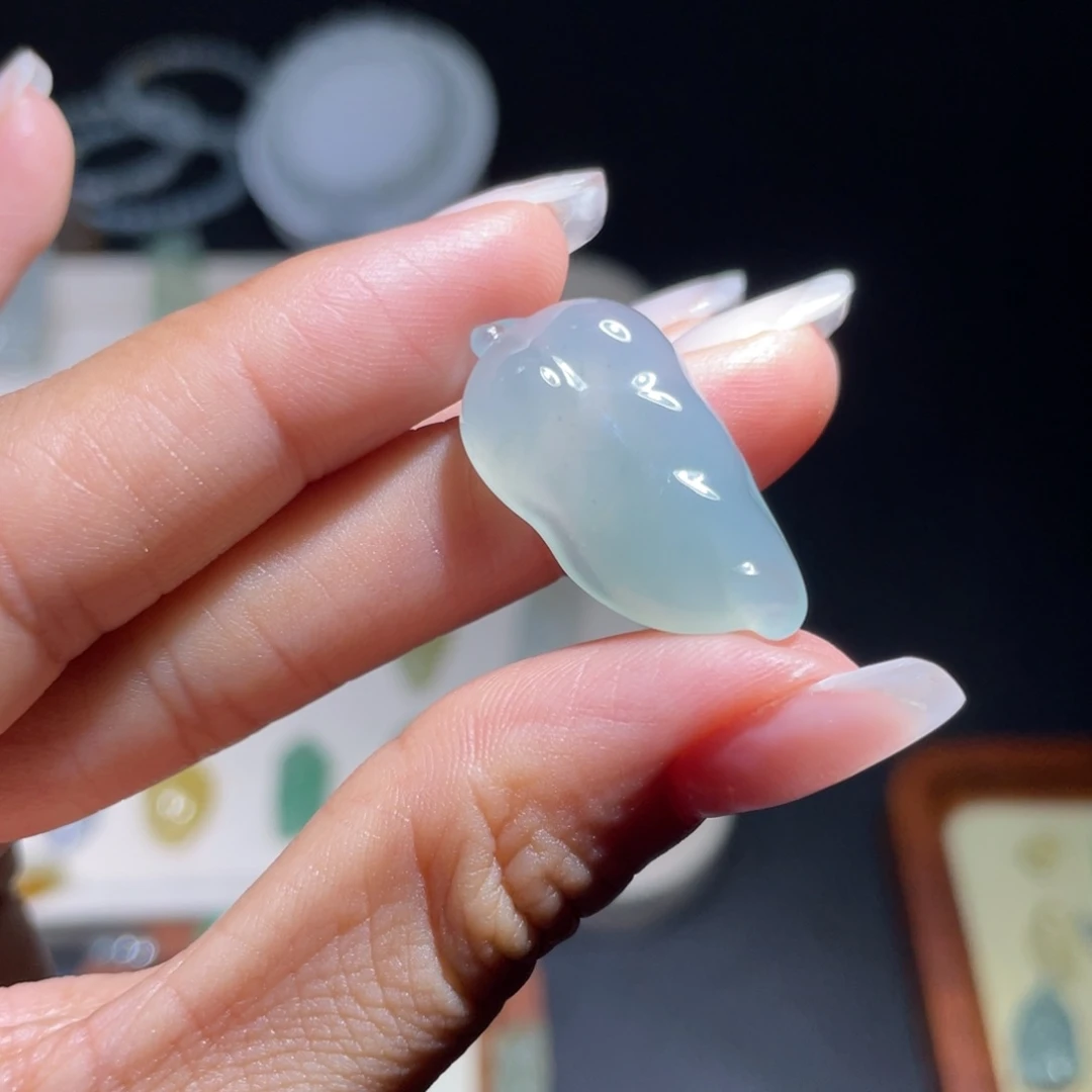 吊坠(不含链)未镶嵌翡翠叶子