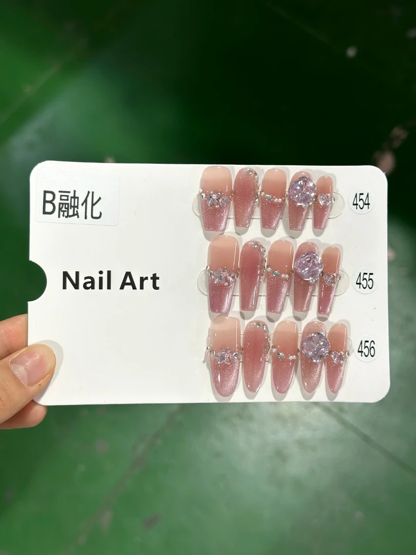 【融化】柠檬家454-455-456轻奢清新纯欲感原创美甲手工穿戴甲