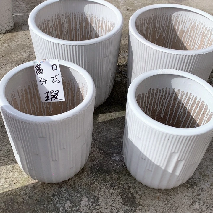 花盆陶瓷音符两个大号加两中号