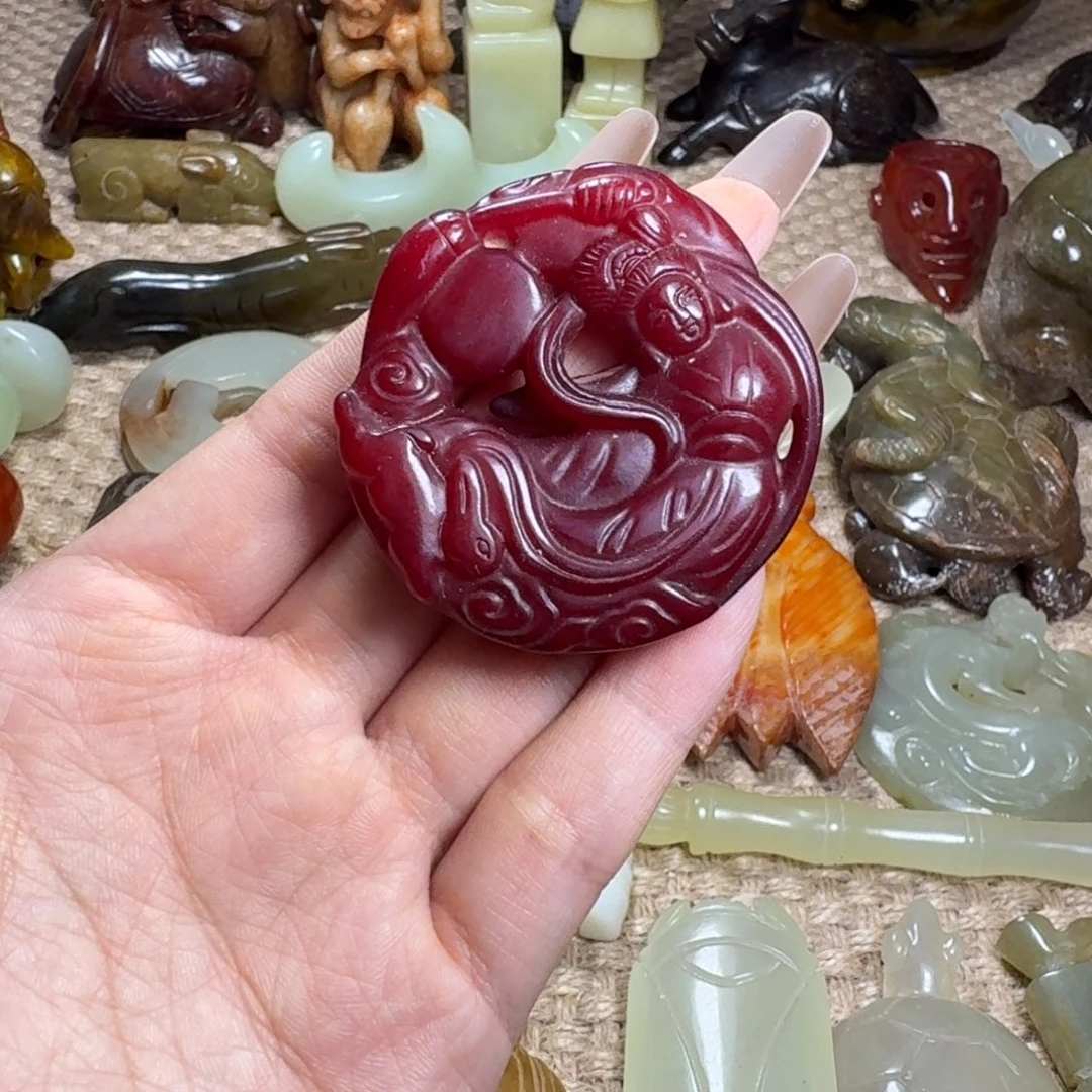 白玉菩提吊坠挂件