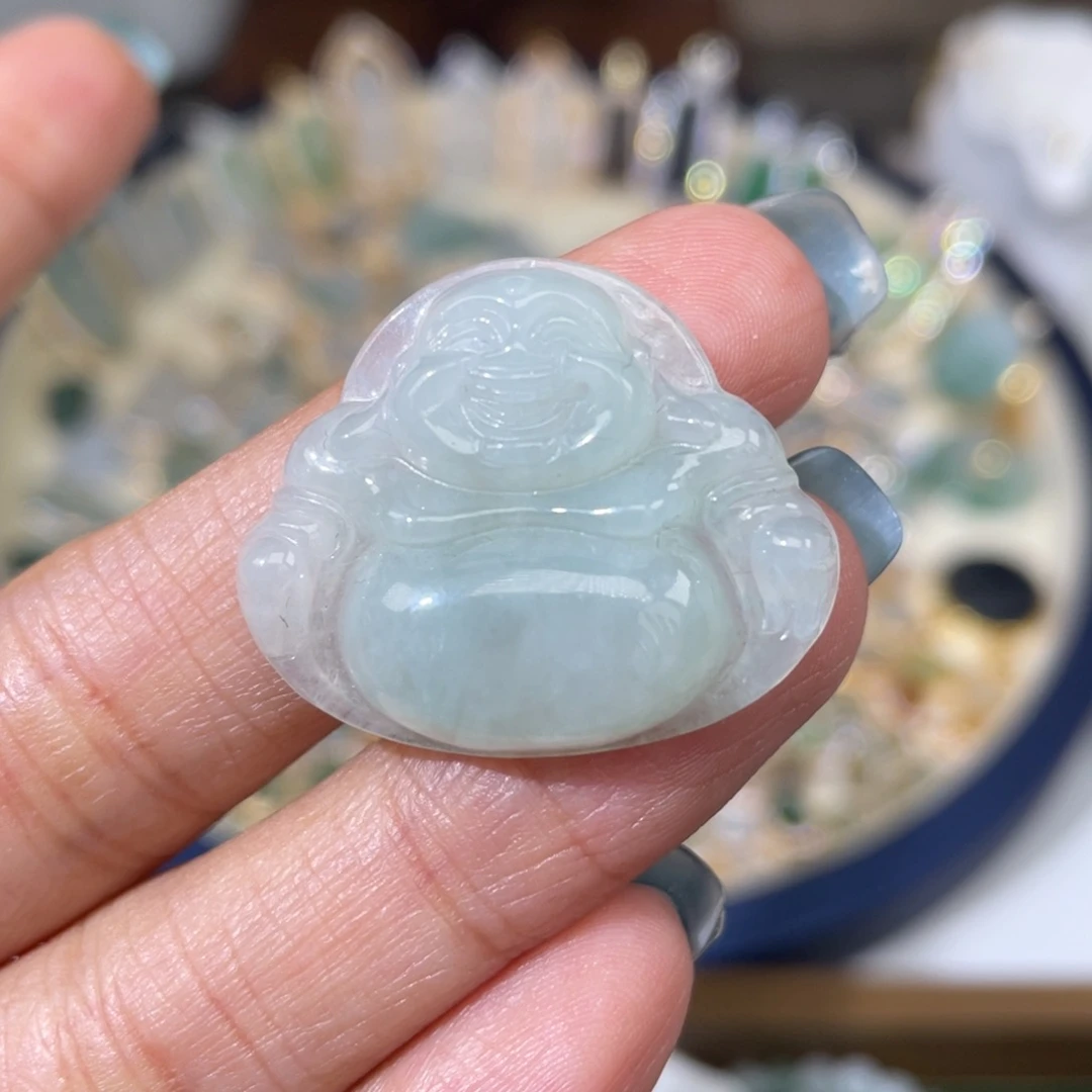 颈饰未镶嵌翡翠佛公