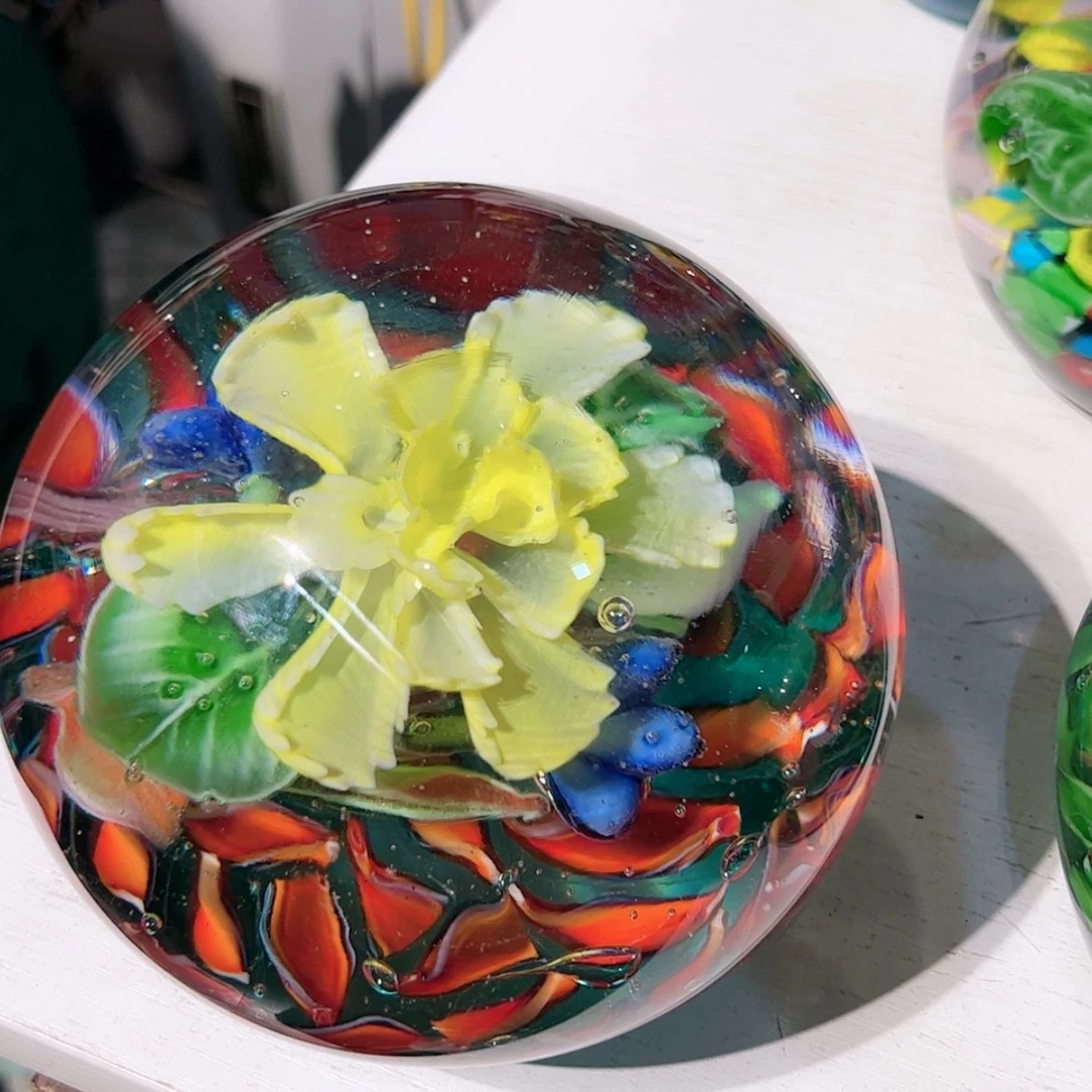 【闪购商品】琉璃手工艺品田*纯手工水纹重