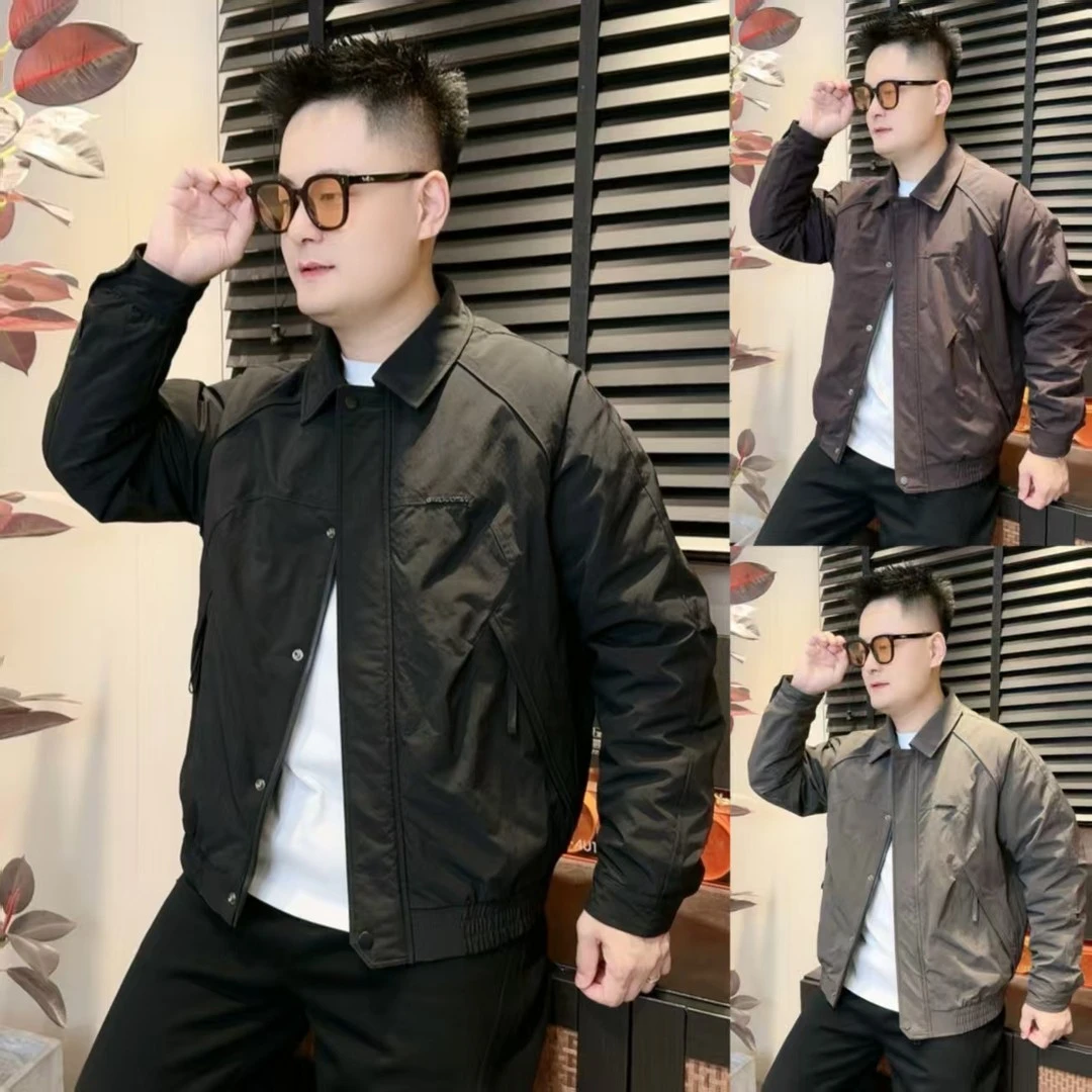 户外结构翻领二棉外套冬季新款男士时尚休闲痞帅慵懒风外套25108