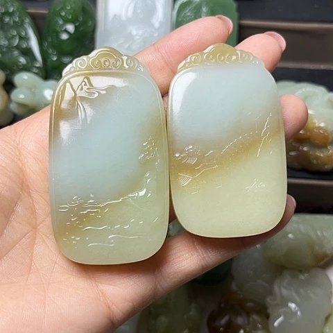 颈饰未镶嵌和田玉温*