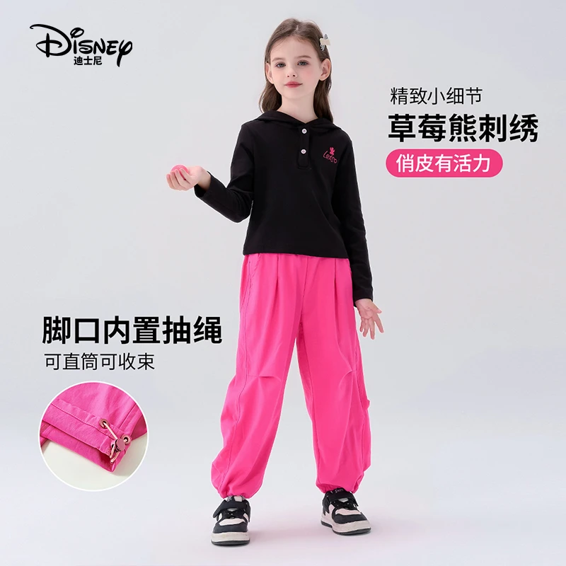 Disney/迪士尼休闲风秋季春秋套装韩版单排扣秋季女工装裤两件套G