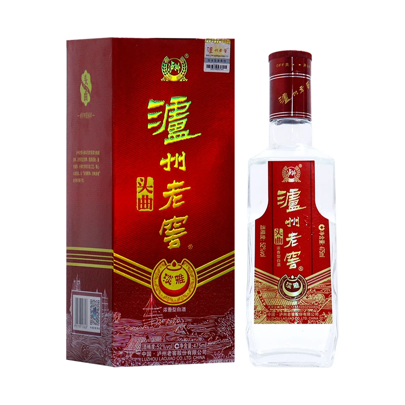 泸州老窖头曲淡雅2019年 浓香型白酒 52度475ml