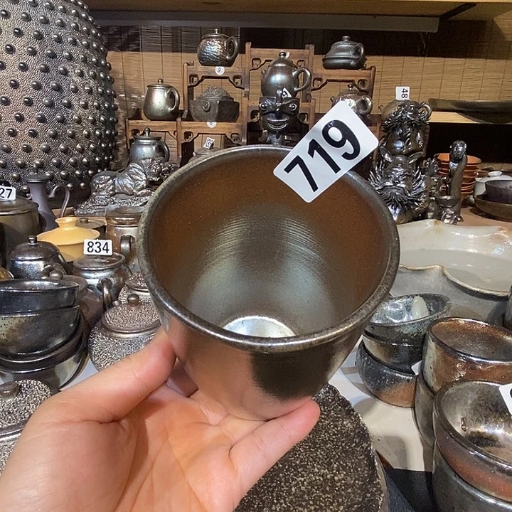 高温柴烧陶泥可乐杯