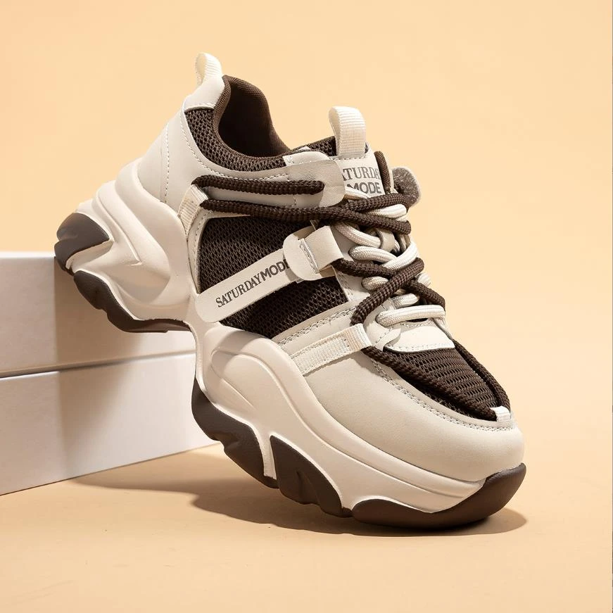 【老彭同学小六子黑盒断码捡漏】厚底时尚休闲老爹鞋* MD41112A73