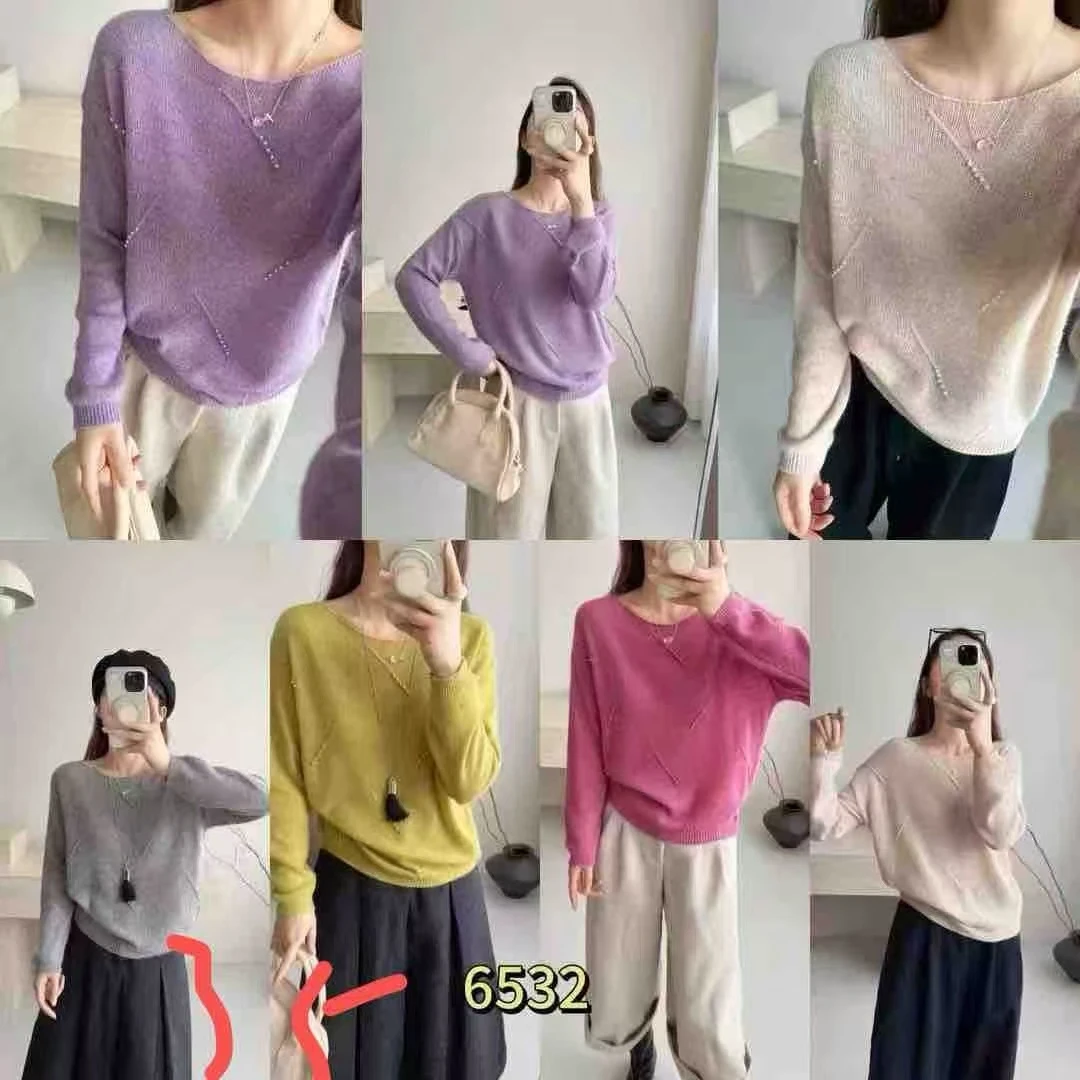 【NG 6532】彩色时尚针织衫