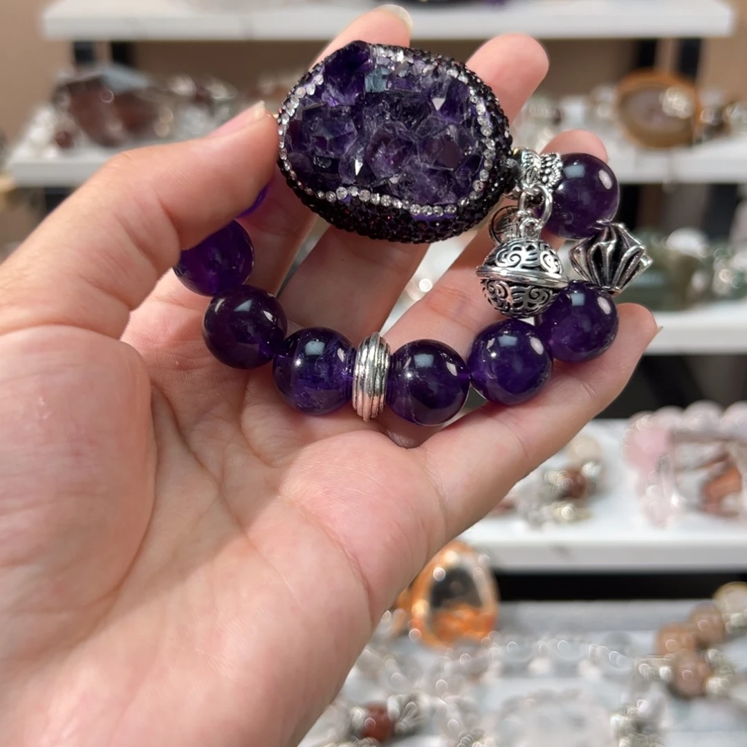 水晶手链合金娜*手串