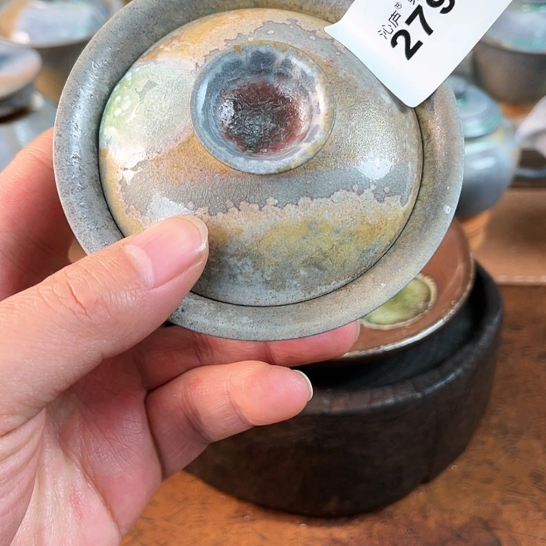 【闪购商品】情***沁庐柴窑古法柴烧手工茶具