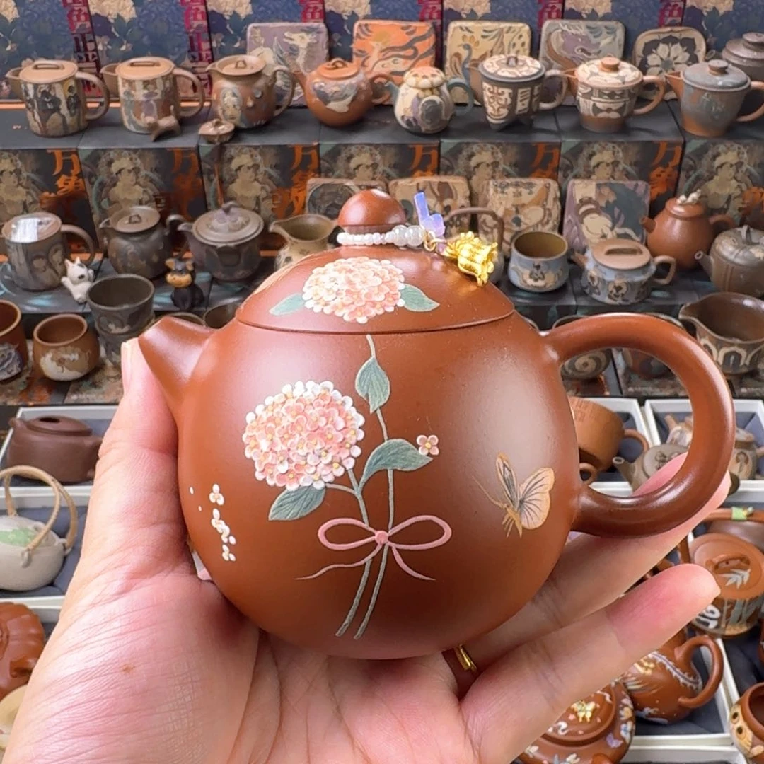 茶壶紫砂200cc原矿精工半手