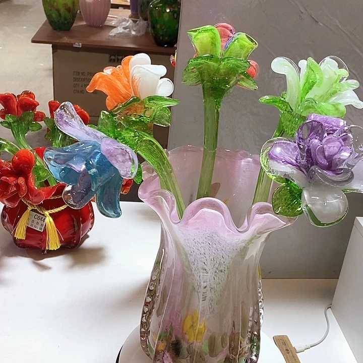 5支夜光花高45厘米左右