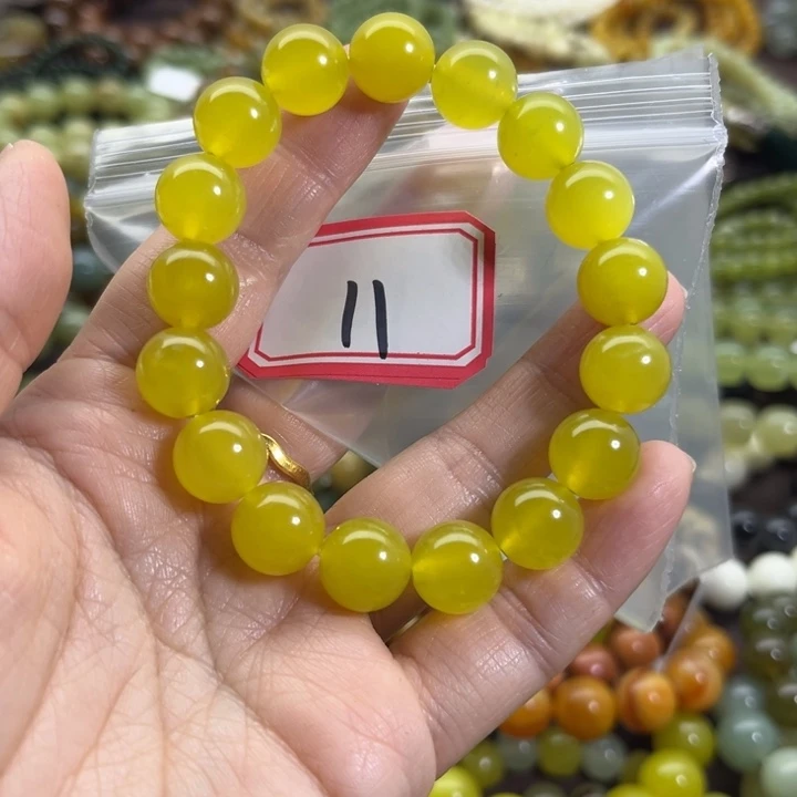 蛇纹石玉未镶嵌手链