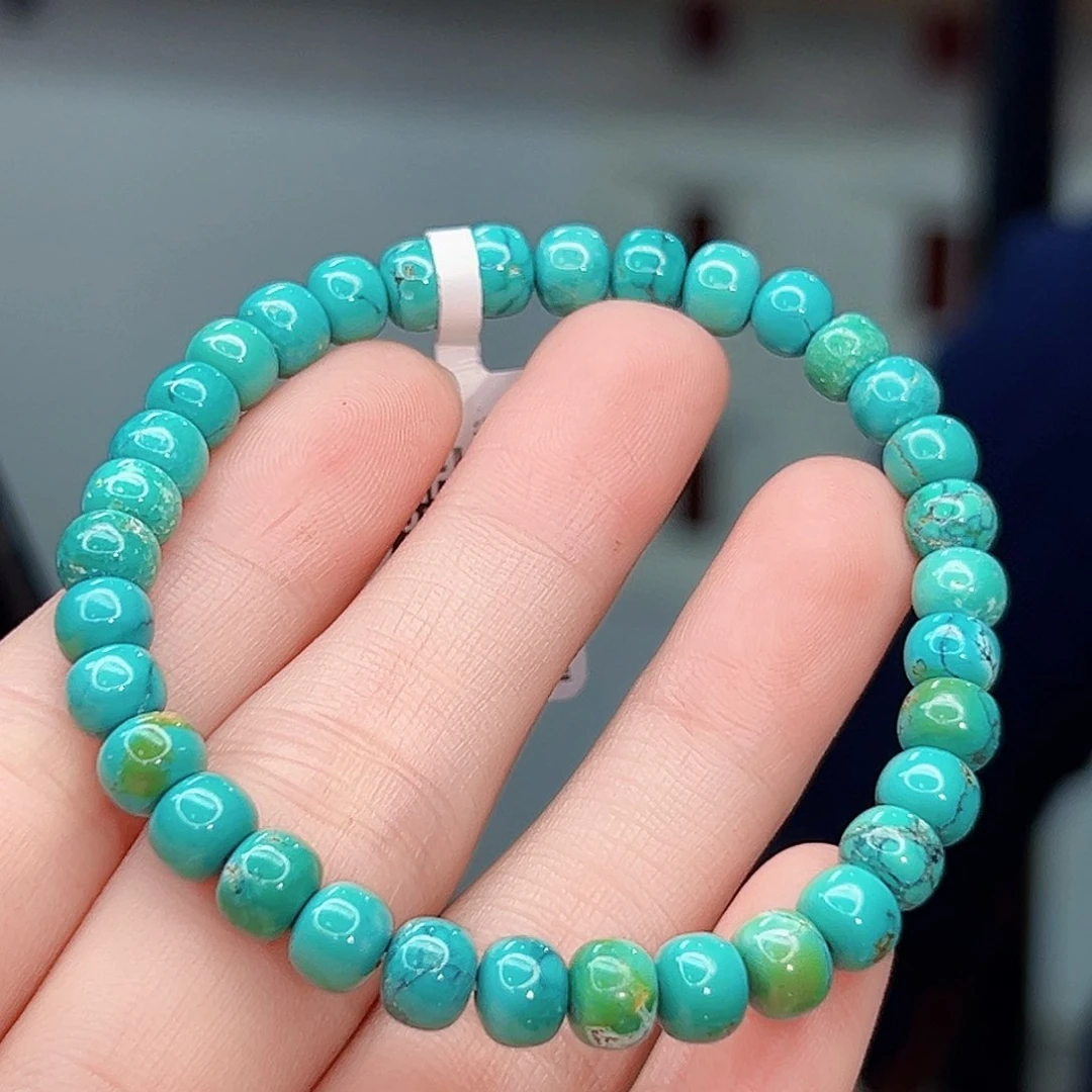 绿松石珠宝奇石18K金镶嵌