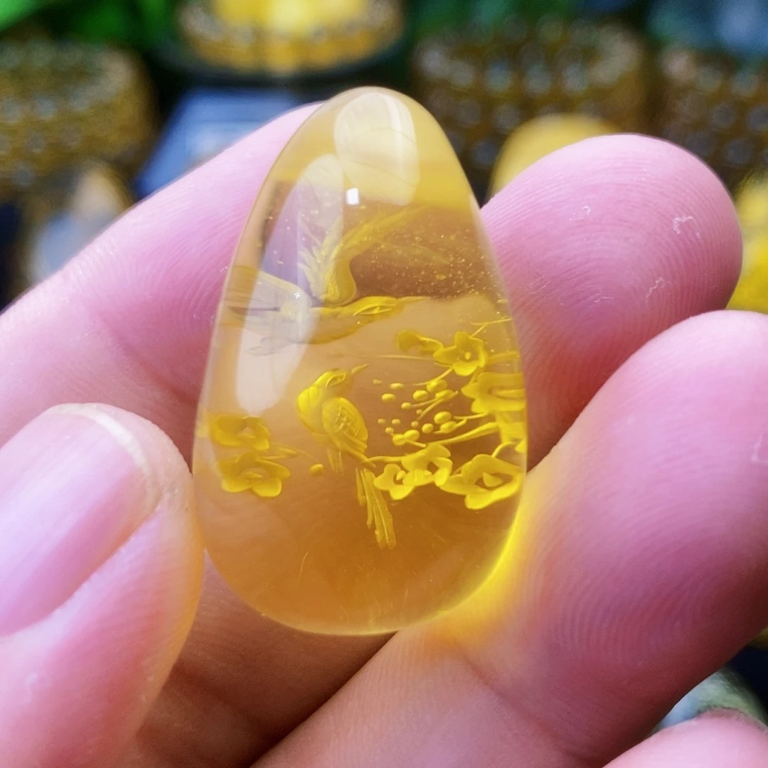 【闪购商品】金珀吊坠(不含链)未镶嵌