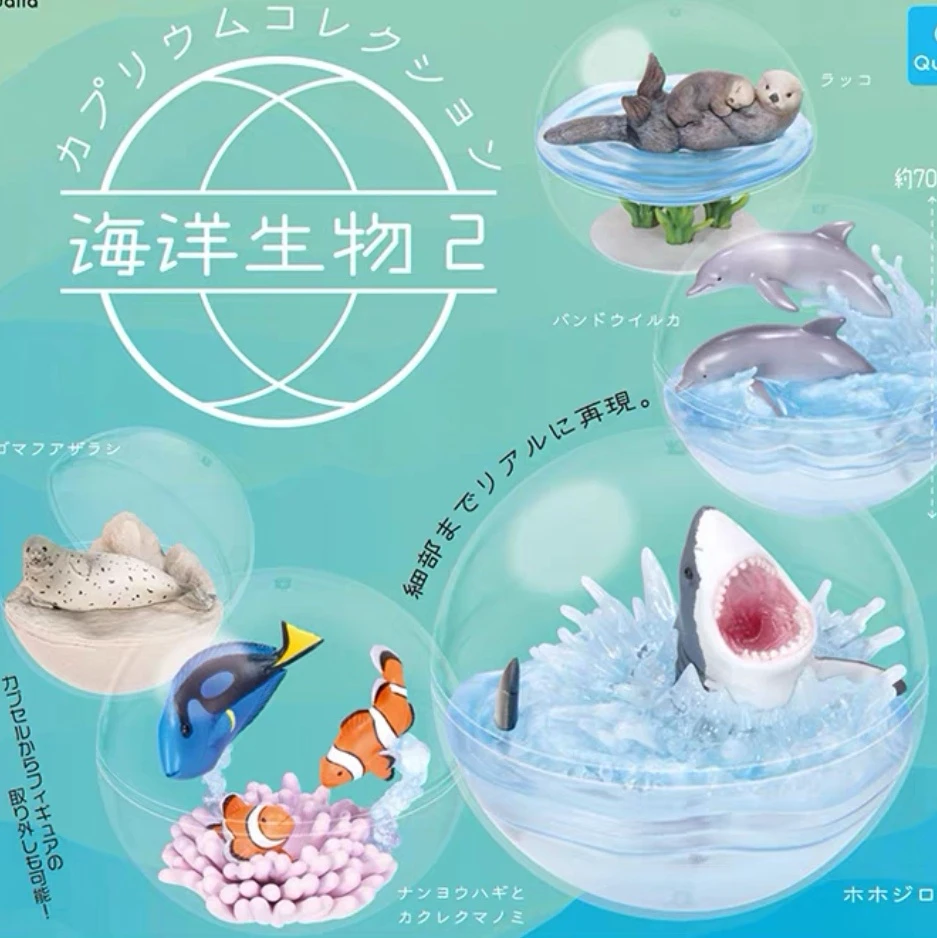 Qualia海洋生物收藏第2弹 鲨鱼海豚海豹 扭蛋（一款）