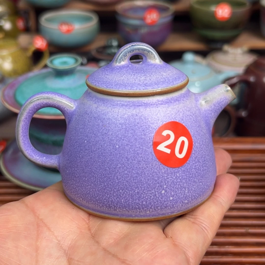 手工制作钧窑茶器
