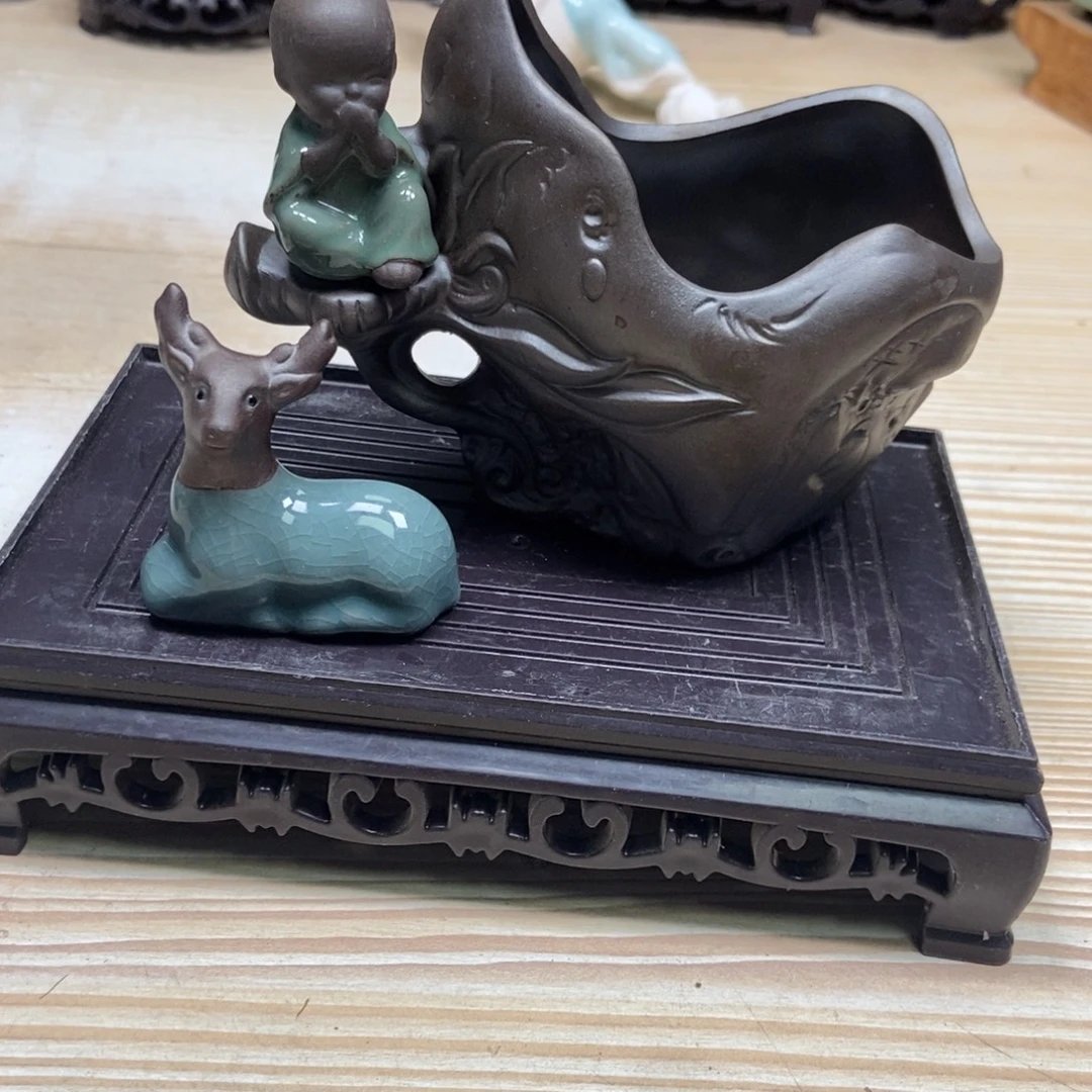 瓷片陶瓷花盆陶瓷艺术
