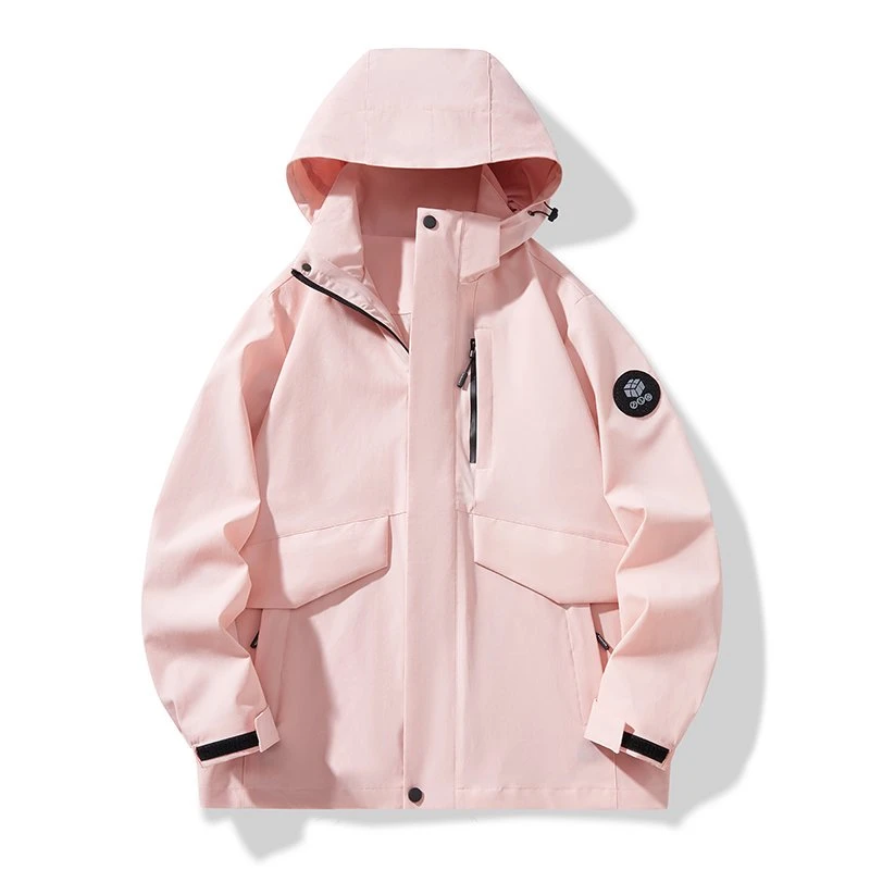 2024新款情侣上衣潮流休闲宽松运动外套连帽夹克