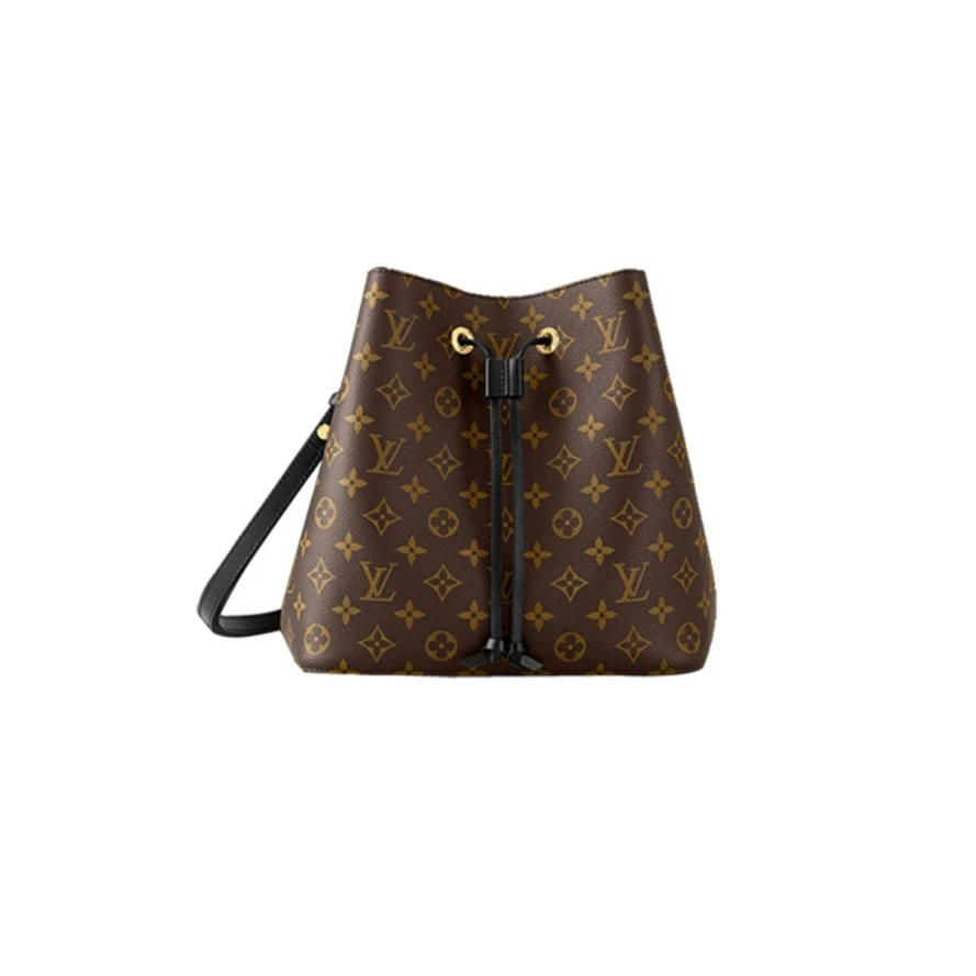 99新 LouisVuitton/路易威登 水桶包 黑色单肩包