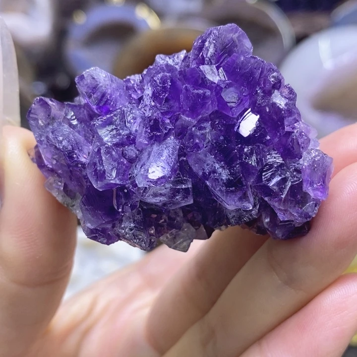 未镶嵌珠宝半成品紫晶紫晶块