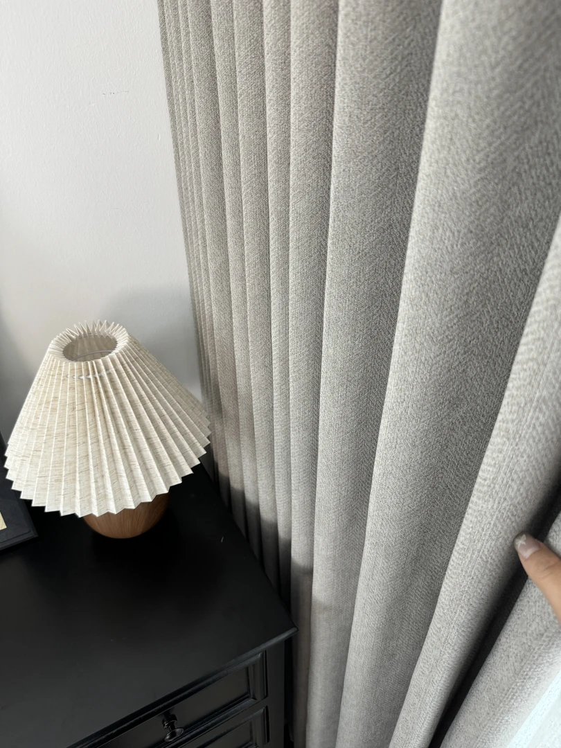 【现货+运费险】望舒Moon窗帘2025棉麻材质书房客厅卧室 遮光窗帘