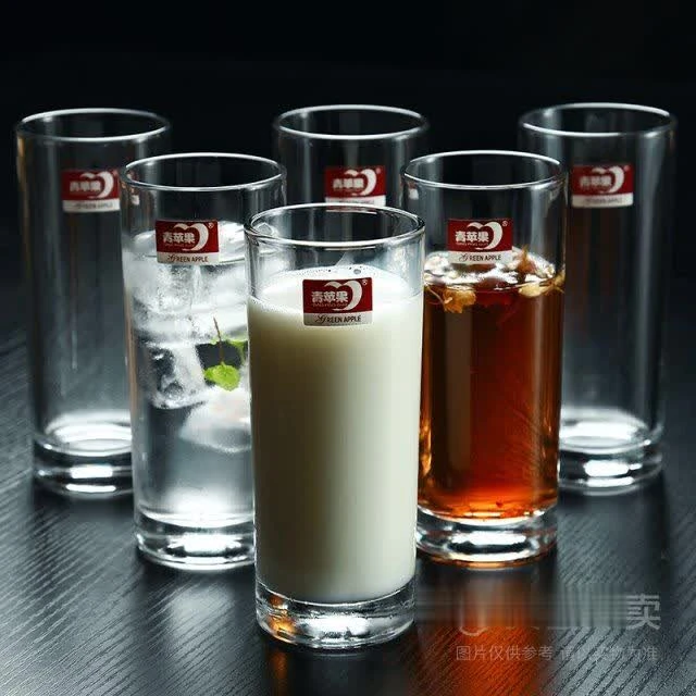 青苹果 水晶玻璃杯 茶杯 水杯310ml/个