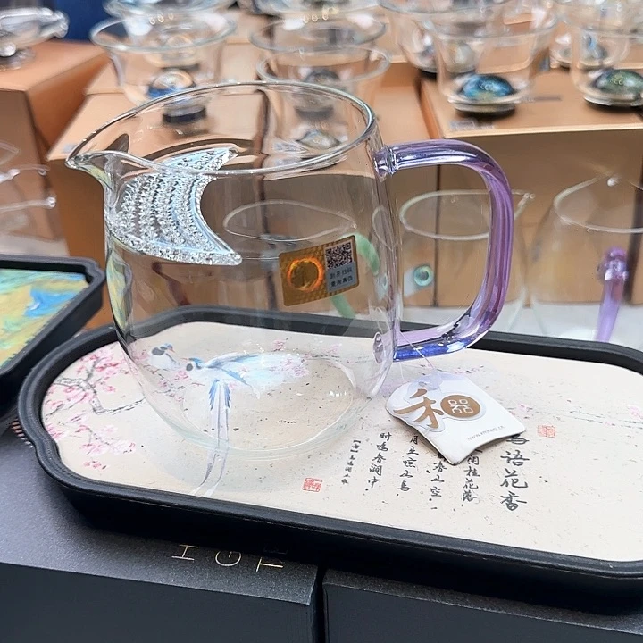 禾器浅紫色澄然月牙款