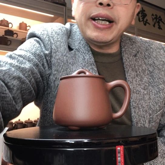 紫泥茶杯石瓢容量500