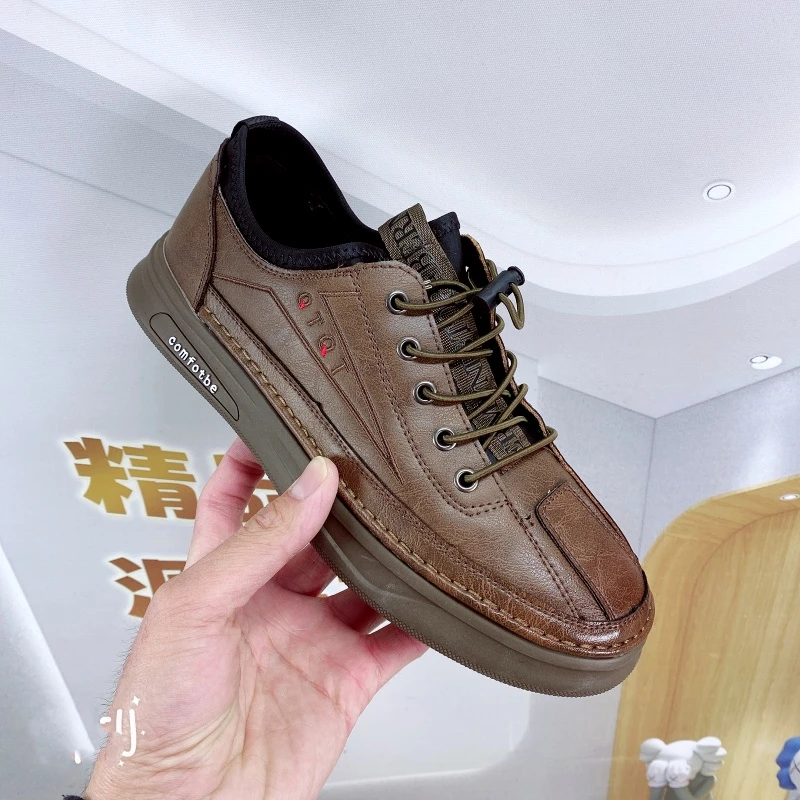 【断码】男士舒适百搭休闲鞋时尚皮鞋低帮板鞋6017