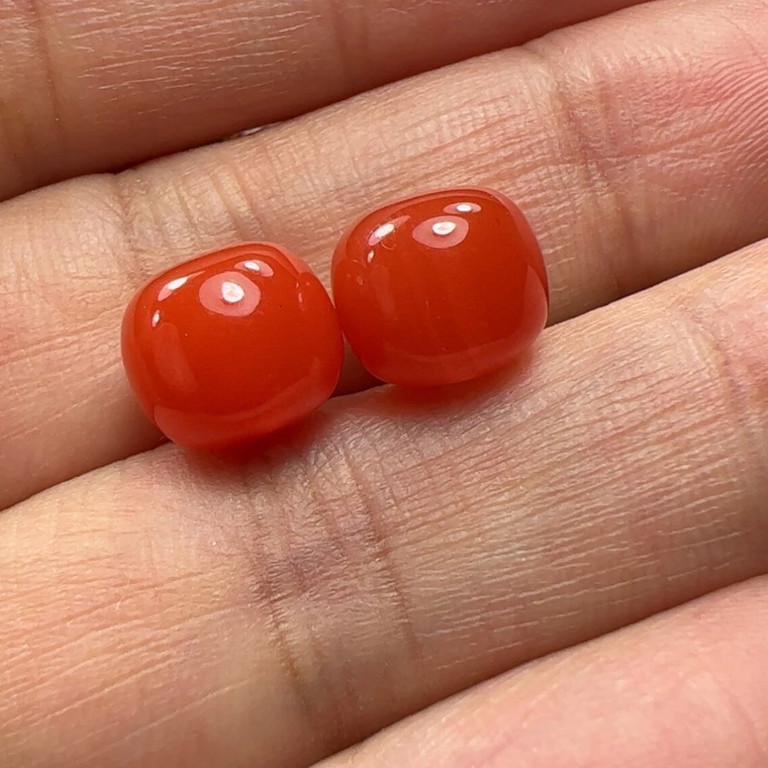 南红玛瑙珠子未镶嵌