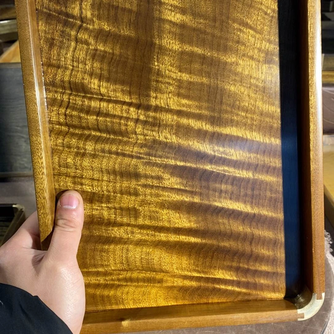 金丝楠总*眠金丝楠木文盘