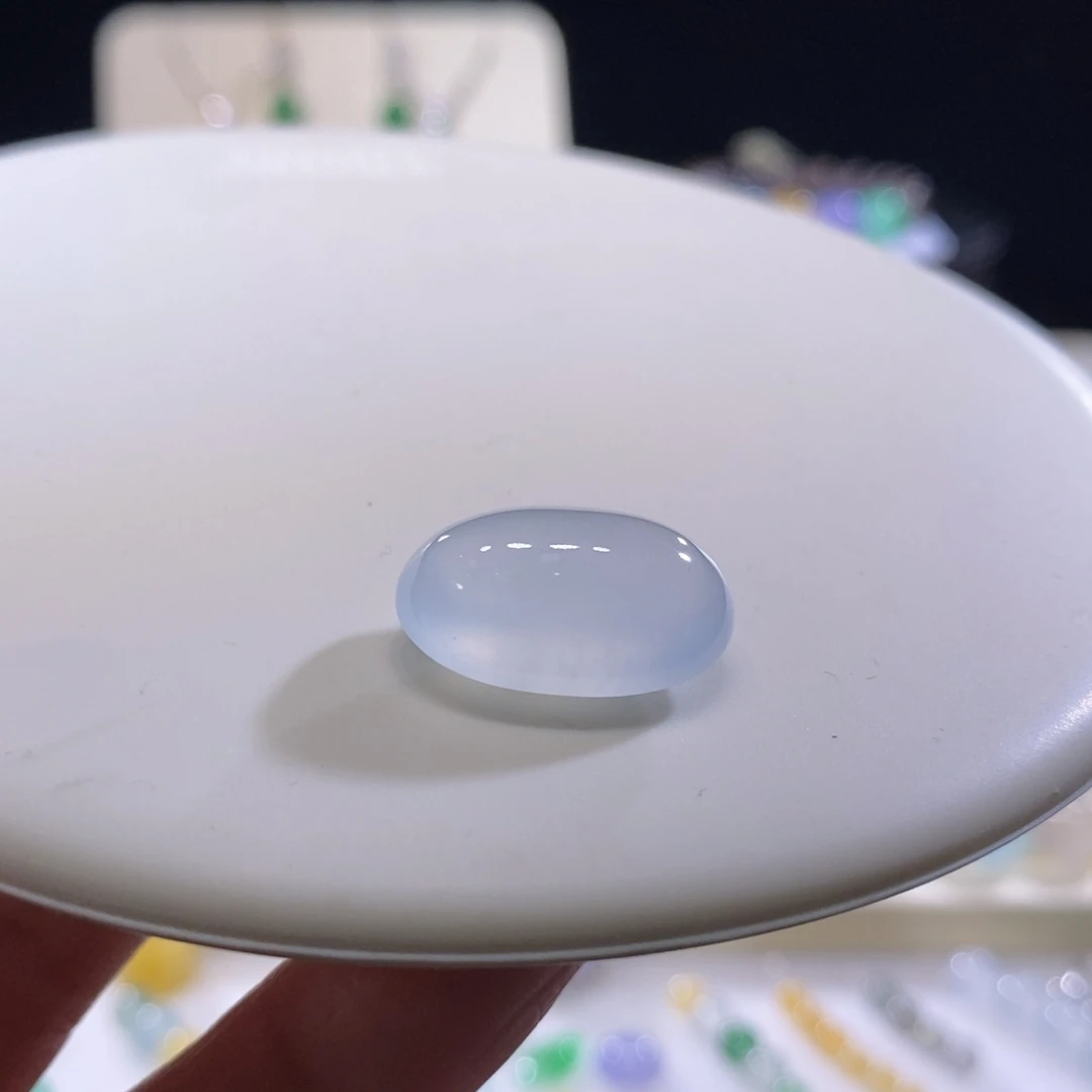 翡翠未镶嵌颈饰翡翠冰纯大蛋面