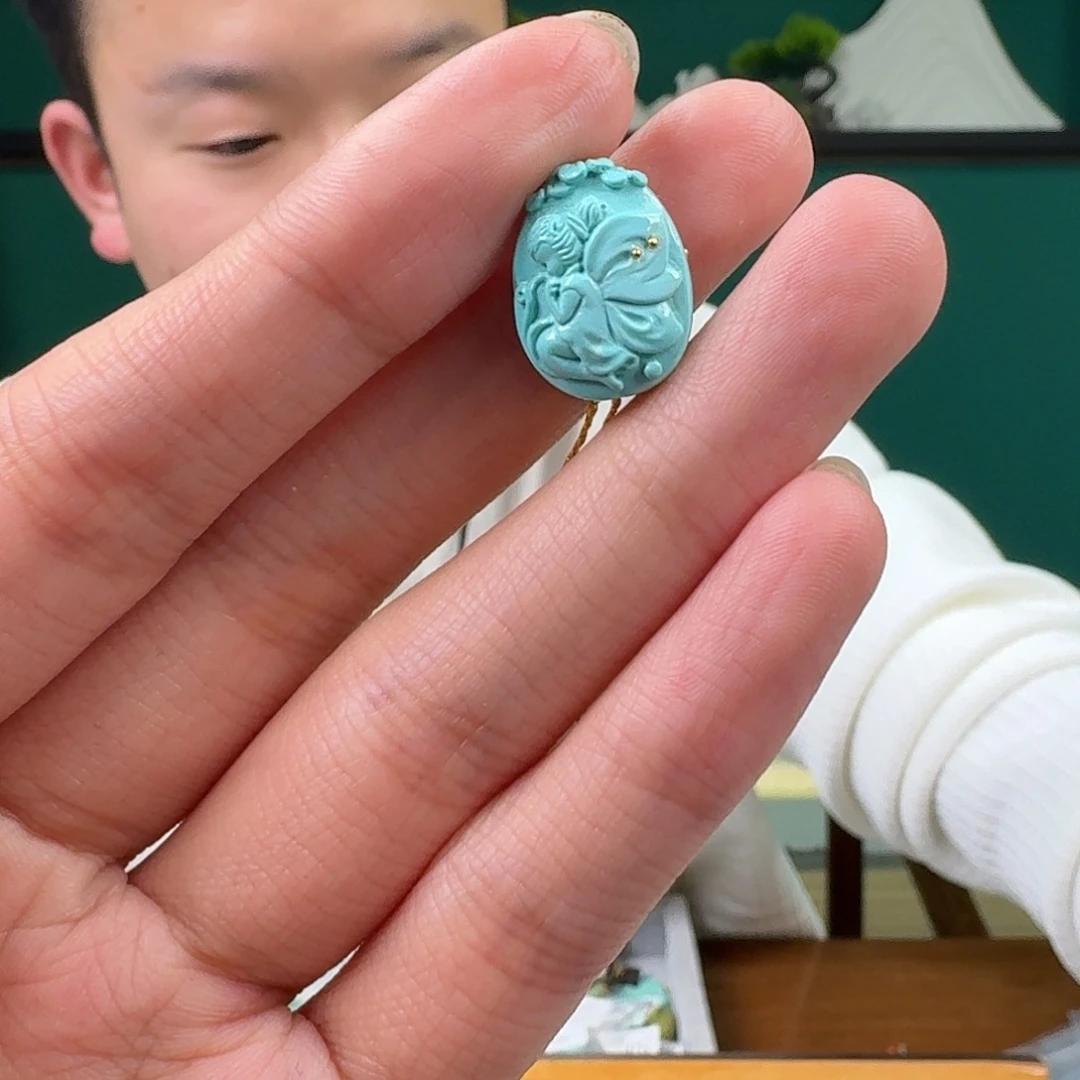 绿松石未镶嵌珠宝奇石
