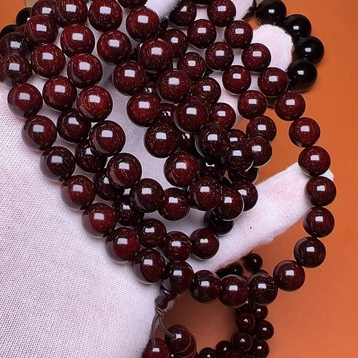 小叶紫檀手串/手链小叶紫檀1.0/108颗满星毕业好料