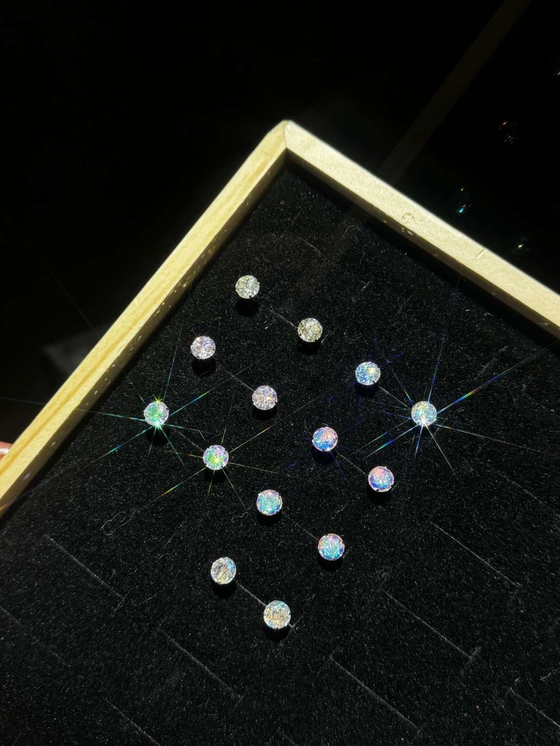 钛钢耳饰 华子耳钉（LLS HZRS)8m长6粗0.8