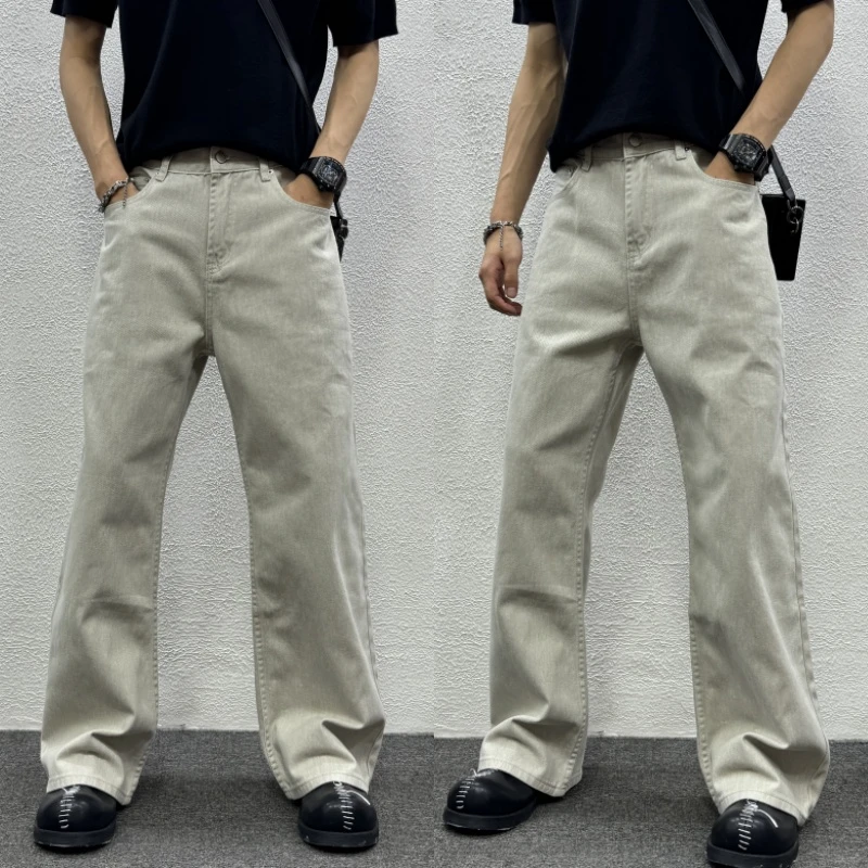 广州男裤2025秋冬新款百搭夏季直筒cleanfit潮流裤潮流cleanfit