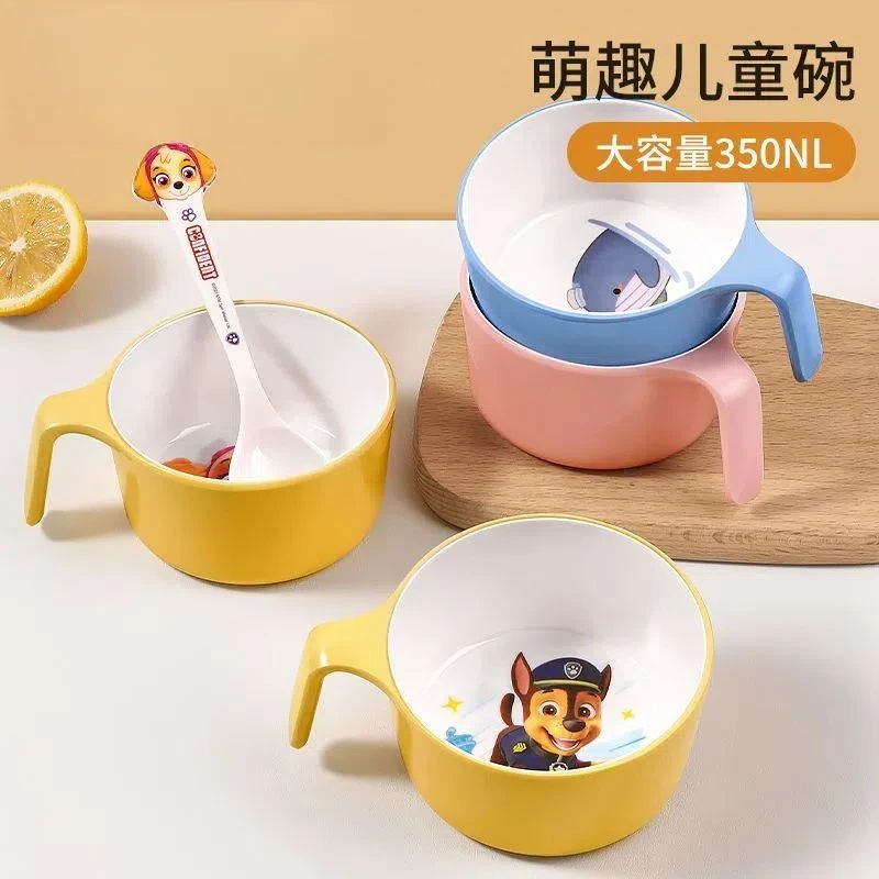 儿童碗吃饭专用碗汪汪队餐具宝宝碗1-3岁男童3一防摔防烫食品级