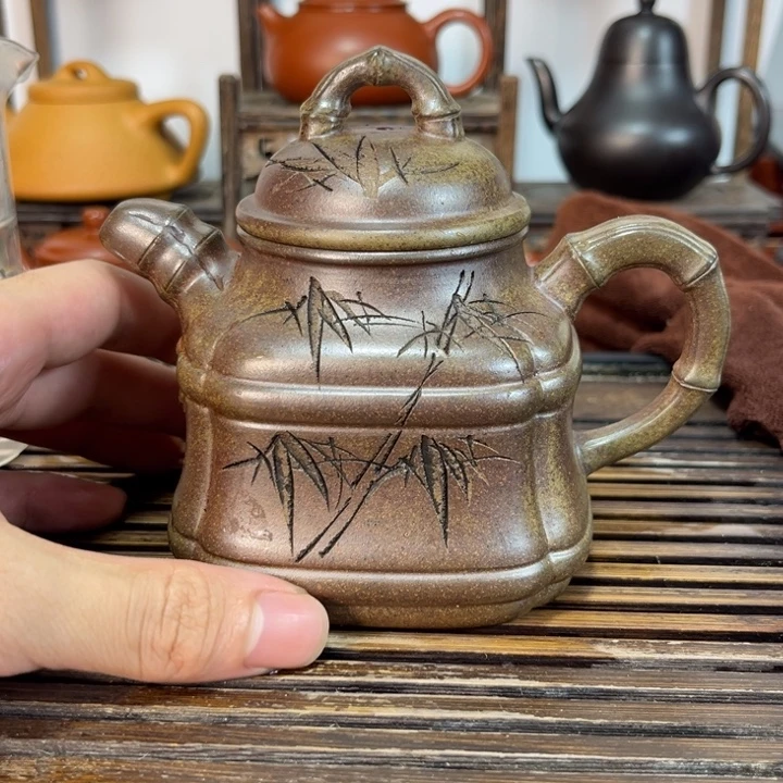紫砂茶壶原矿紫砂手工制作