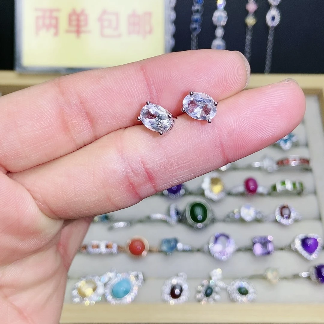 【闪购商品】未镶嵌耳饰水晶