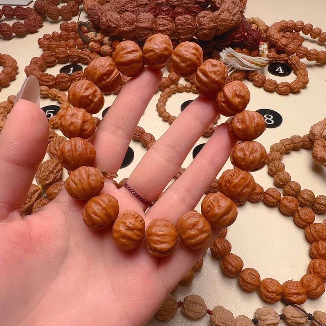 会***树文玩核桃吊坠赤龙