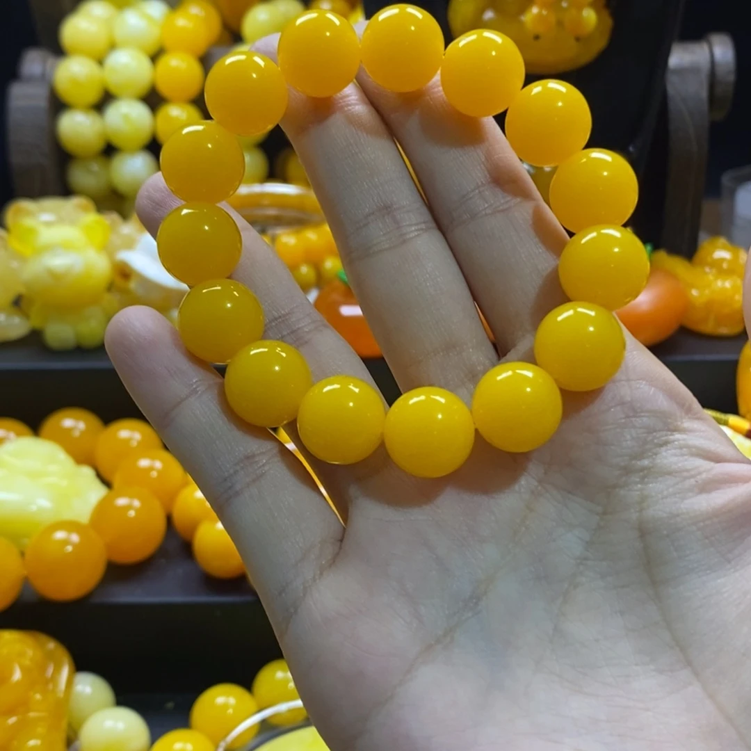 M****非金属卡14俄黄浓密手串