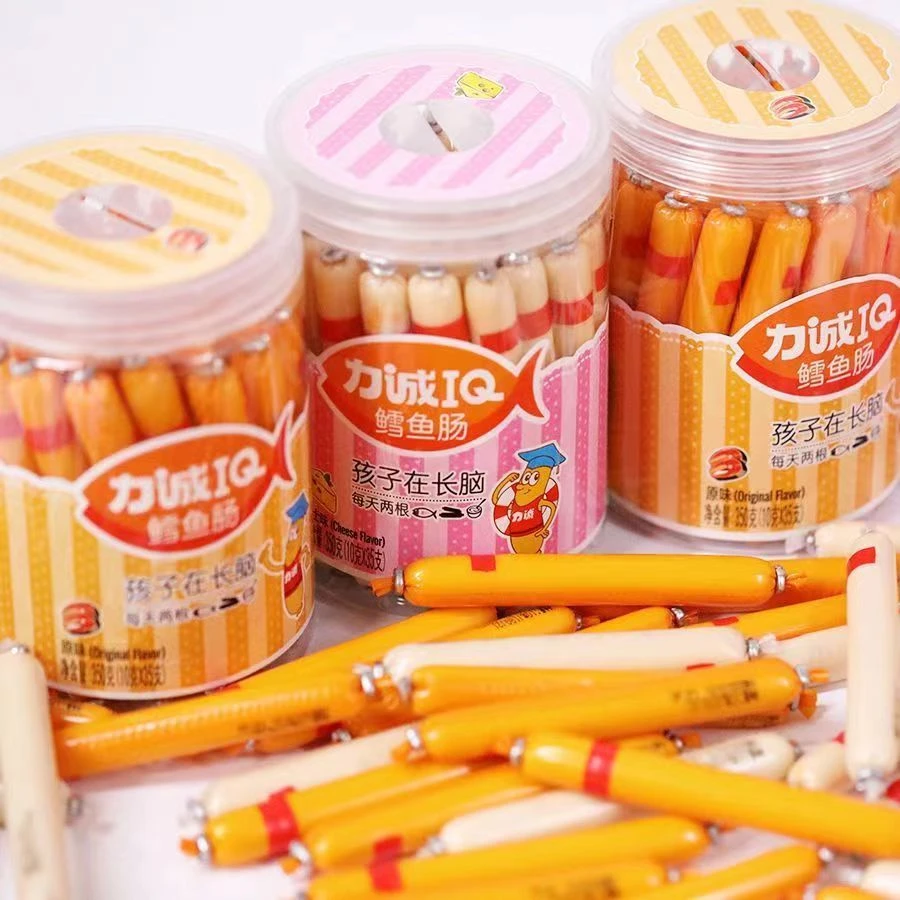 力/诚350g深海鳕鱼C原味芝士味儿童健康零食小吃