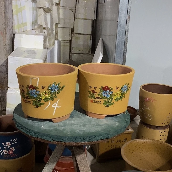 紫砂花盆紫砂花盆