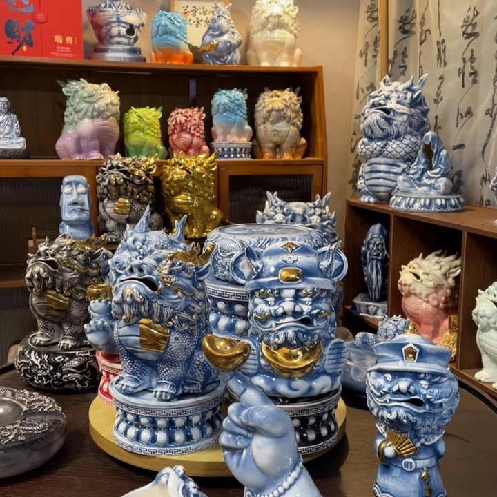 锌***荣瓷片摆件11111111111